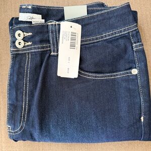 NWT Chico's Cropped Denim Rolled Cuff